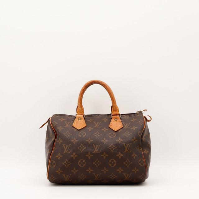 Vue de face Louis Vuitton Speedy 25 Toile Monogramme occasion authentique — AMANA Vintage