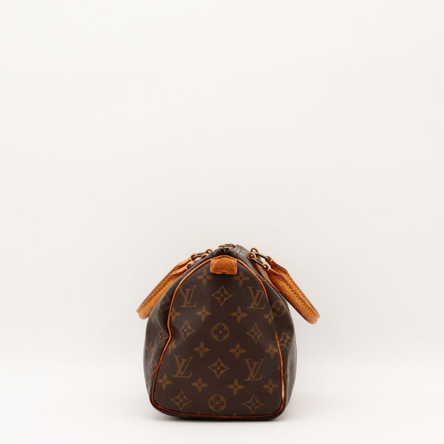 Vue de profil Louis Vuitton Speedy 25 Toile Monogramme occasion authentique — AMANA Vintage