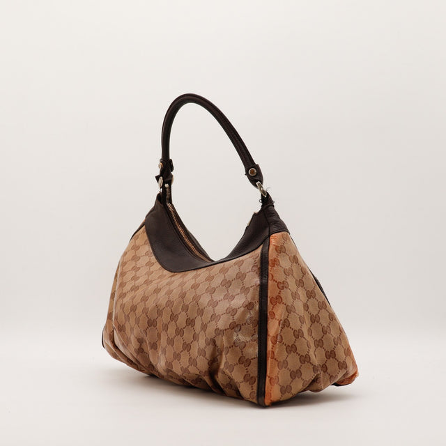 Sac Gucci Hobo D-Ring profil gauche occasion authentique — AMANA Vintage