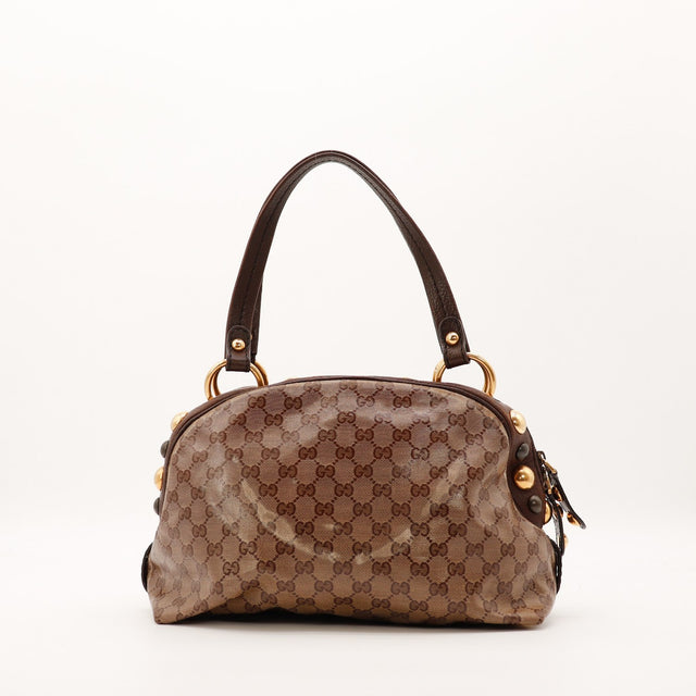 Sac Gucci Babouska médaillon cœur vue de face occasion authentique — AMANA Vintage