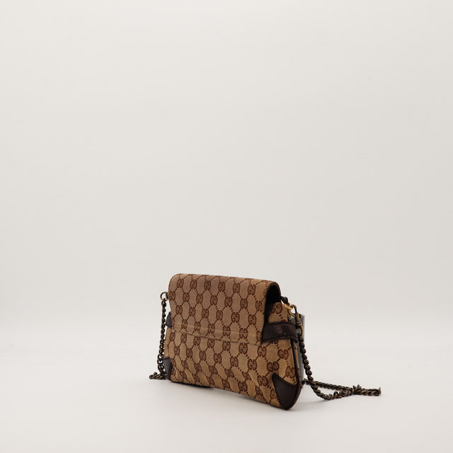 Sac Gucci Horsebit Chain vue laterale chaîne occasion authentique — AMANA Vintage