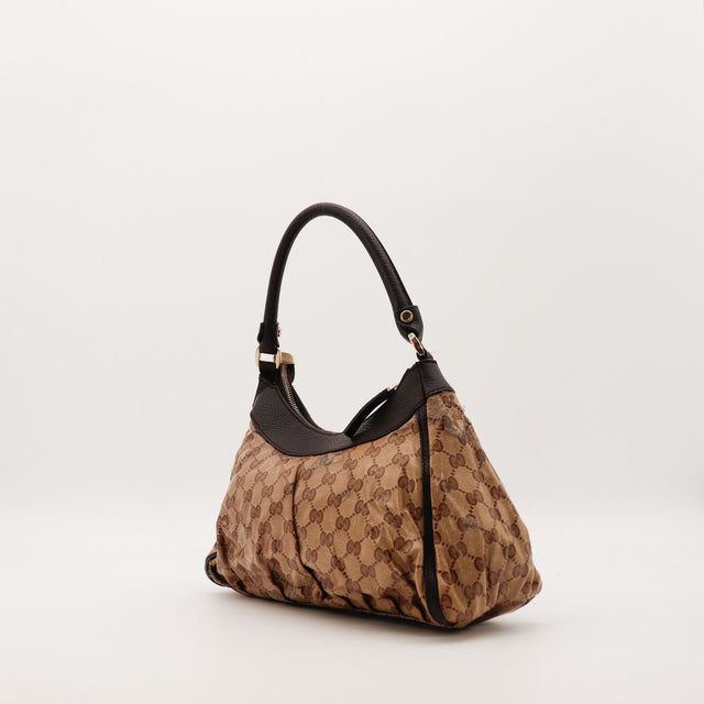 Sac Gucci Hobo anse cuir vue laterale occasion authentique — AMANA Vintage