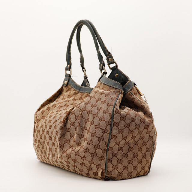 Sac Gucci Sukey toile monogrammée profil occasion authentique — AMANA Vintage