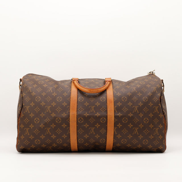 Louis Vuitton Keepall 55 vue arrière toile Monogramme occasion authentique — AMANA Vintage
