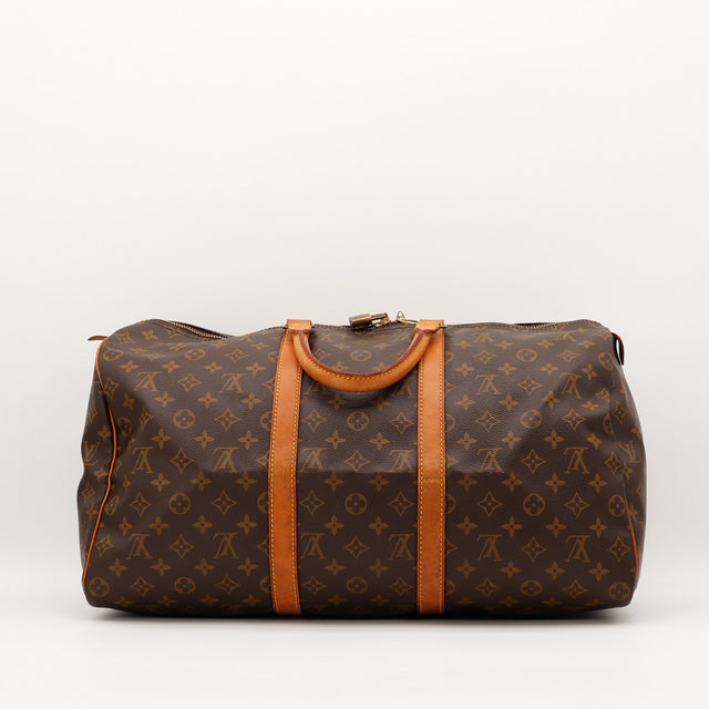 Louis Vuitton Keepall 50 vue arrière toile Monogramme occasion authentique — AMANA Vintage