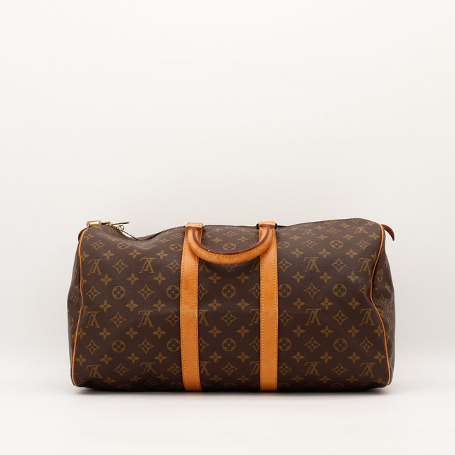 Louis Vuitton Keepall 45 vue arrière toile Monogramme occasion authentique — AMANA Vintage