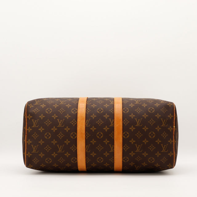 Fond du Louis Vuitton Keepall 45 sangles cuir vachette occasion authentique — AMANA Vintage