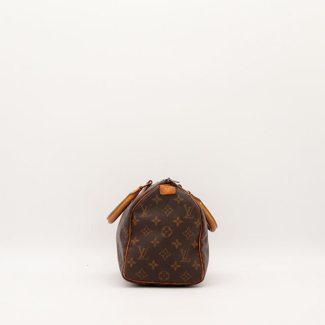 Vue de profil Louis Vuitton Speedy 25 Toile Monogramme occasion authentique — AMANA Vintage