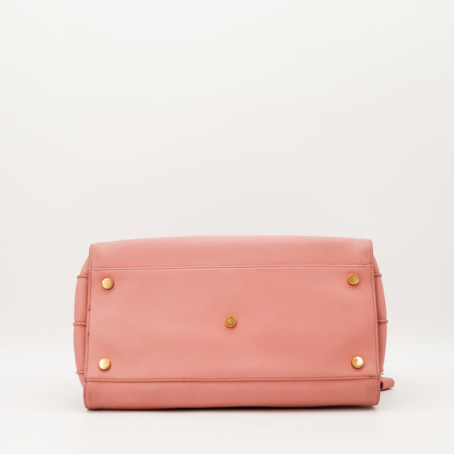Fond et pieds dores Saint Laurent Sac de Jour Grand rose poudre occasion — AMANA Vintage