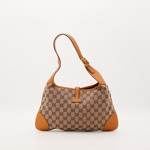 Sac Gucci New Jackie toile monogrammée vue arrière occasion authentique — AMANA Vintage