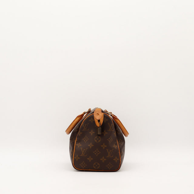 Vue latérale Louis Vuitton Speedy 25 toile Monogramme occasion — AMANA Vintage