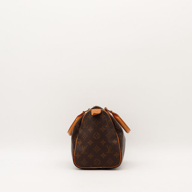 Vue de dessous Louis Vuitton Speedy 25 toile Monogramme — AMANA Vintage