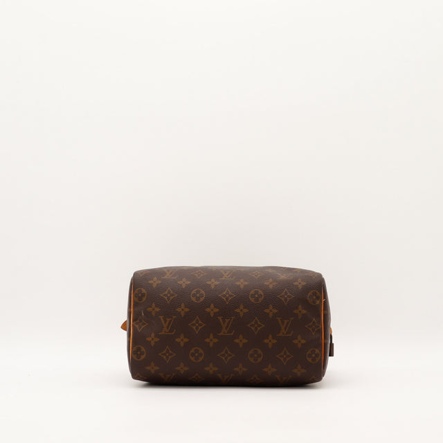 Intérieur Louis Vuitton Speedy 25 doublure textile marron propre — AMANA Vintage