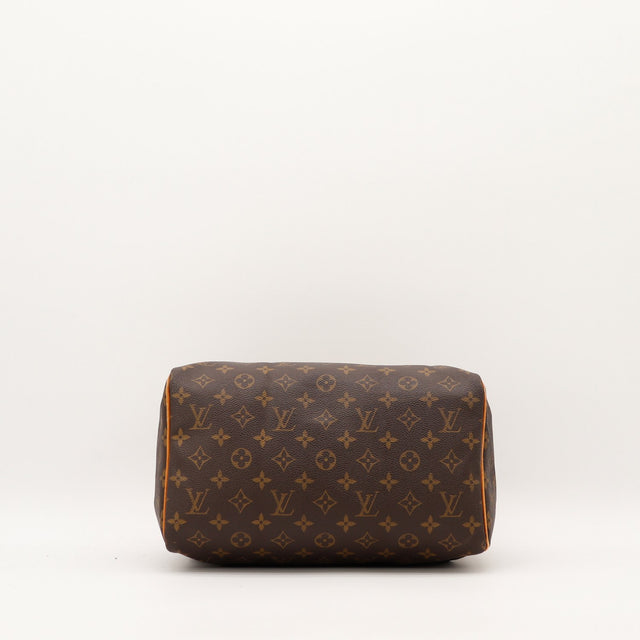 Fond du sac Louis Vuitton Speedy 30 toile monogram vue dessous — AMANA Vintage