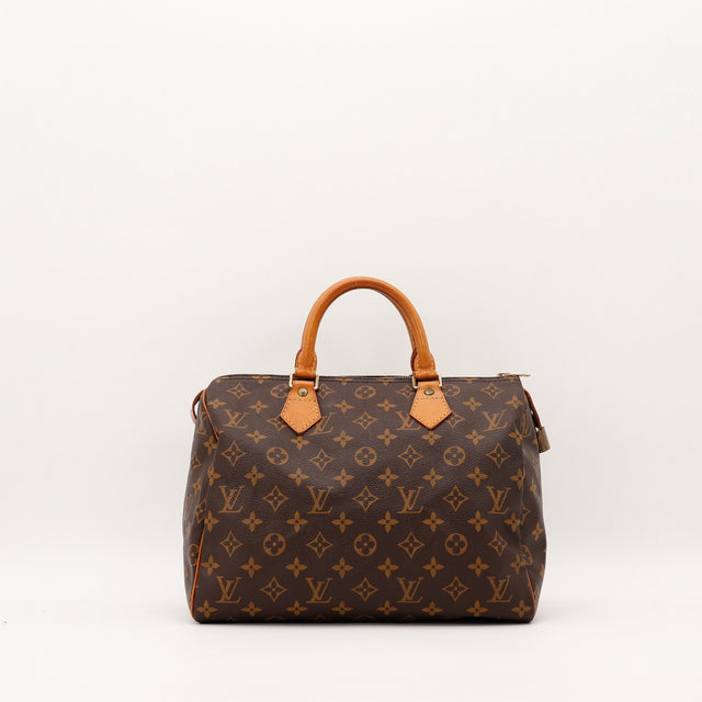 Sac Louis Vuitton Speedy 30 Toile Monogram vue de face occasion authentique — AMANA Vintage