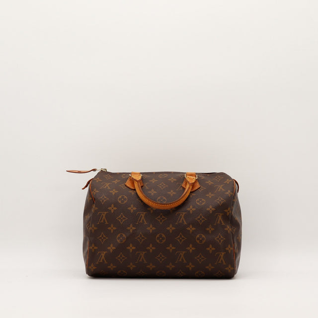 Louis Vuitton Speedy 30 vue de derrière toile monogram occasion — AMANA Vintage
