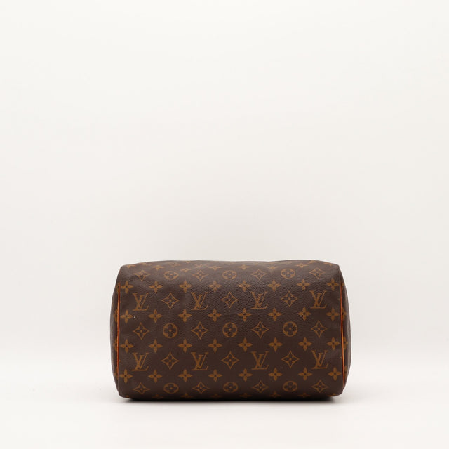 Louis Vuitton Speedy 30 vue du fond toile monogram — AMANA Vintage