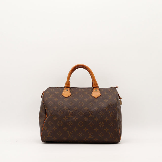 Sac Louis Vuitton Speedy 30 Toile Monogramme vue de face occasion authentique — AMANA Vintage
