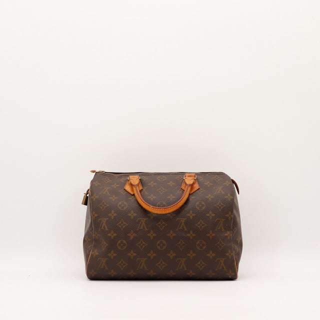 Vue de dos Louis Vuitton Speedy 30 Toile Monogramme — AMANA Vintage