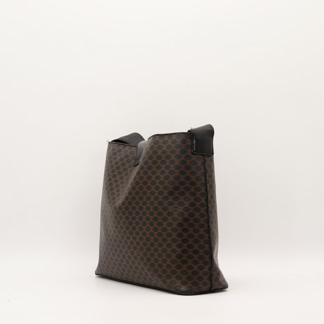 Vue latérale Hobo Céline Macadam profil structure souple — AMANA Vintage