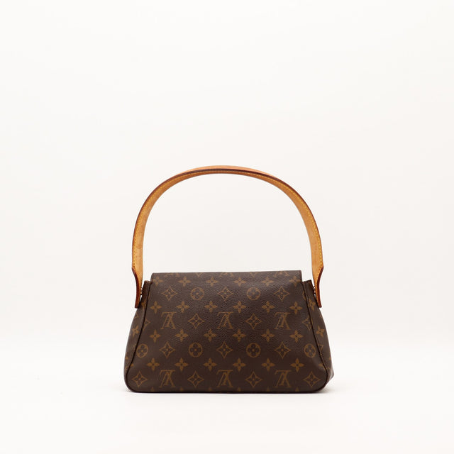 Louis Vuitton Mini Looping vue de dos Toile Monogram occasion authentique — AMANA Vintage