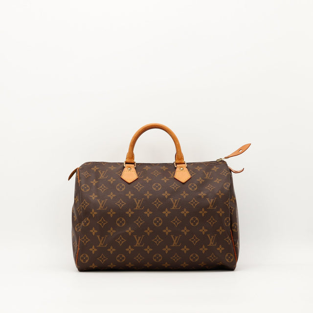 Sac Louis Vuitton Speedy 30 toile Monogram vue de face occasion authentique — AMANA Vintage
