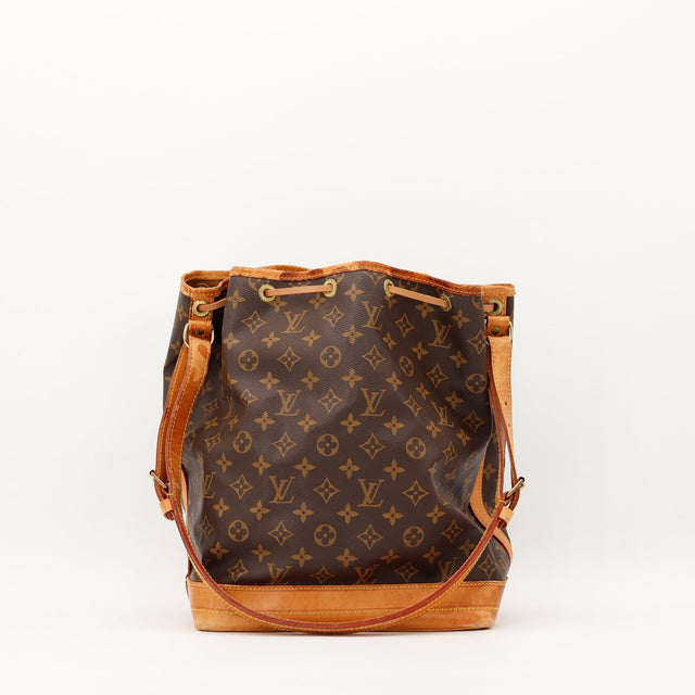 Sac Louis Vuitton Noé avec bandoulière toile Monogram vue arrière occasion authentique — AMANA Vintage