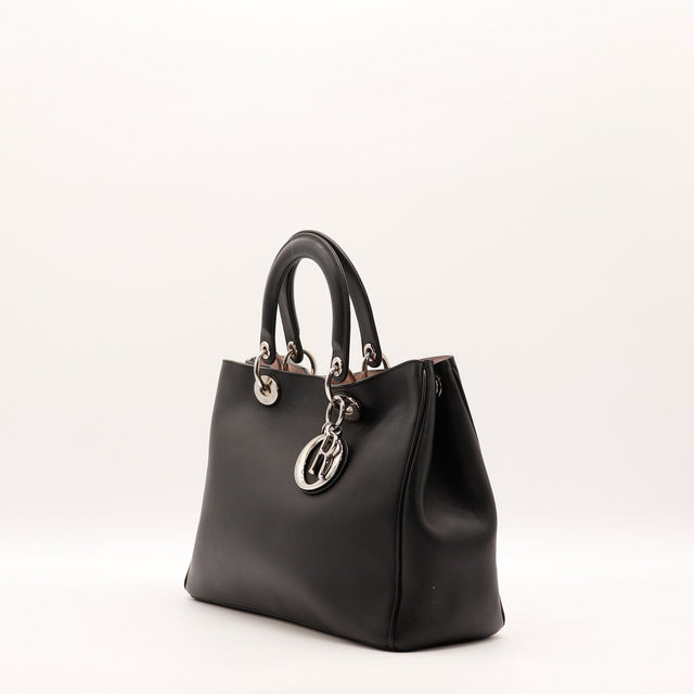 Sac Dior Diorissimo noir vue de dos occasion authentique — AMANA Vintage