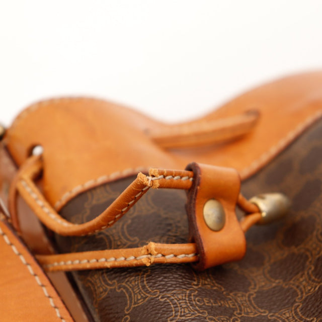 Détail cordelette de fermeture Céline Seau Macadam effilochage à la fixation — AMANA Vintage