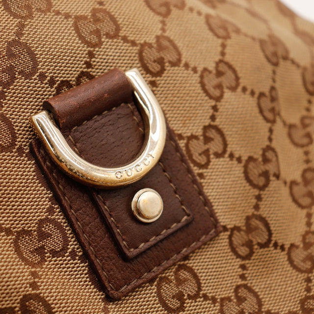 Detail anneau D doré Gucci Hobo occasion authentique — AMANA Vintage