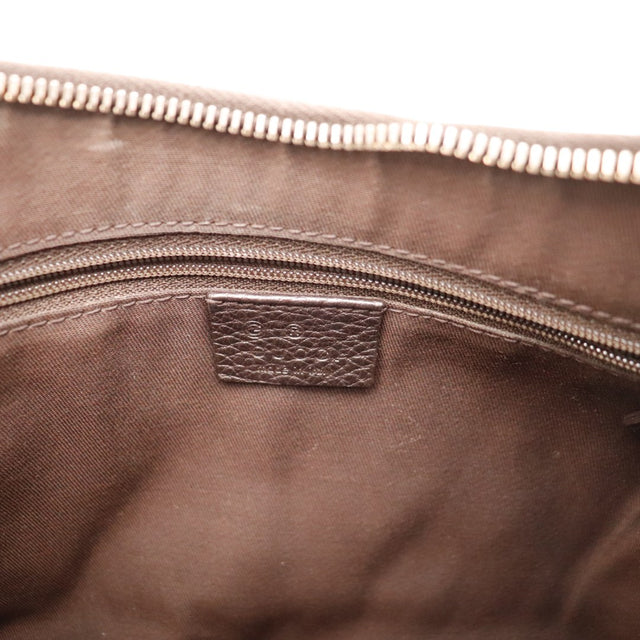 Intérieur doublure textile et étiquette Gucci Hobo — AMANA Vintage
