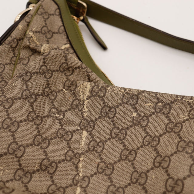 Détail intérieur doublure Gucci Hobo occasion authentique — AMANA Vintage