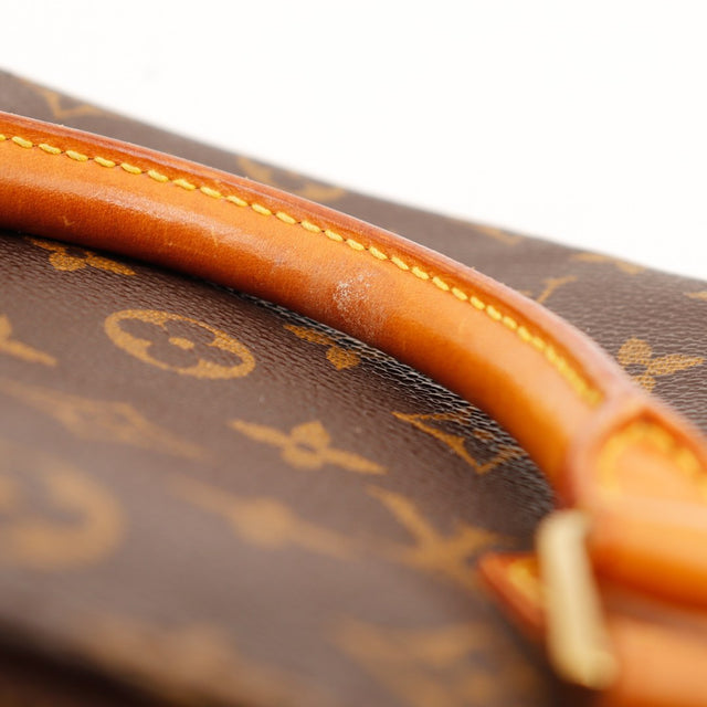 Détail cadenas et languette cuir Louis Vuitton Speedy 30 — AMANA Vintage