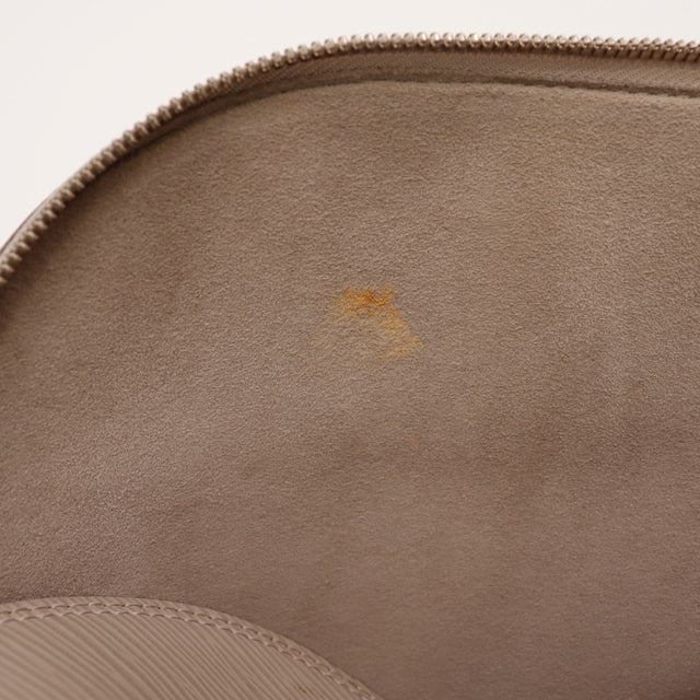 Cadenas et clochette Louis Vuitton Alma PM cuir Épi taupe occasion authentique — AMANA Vintage