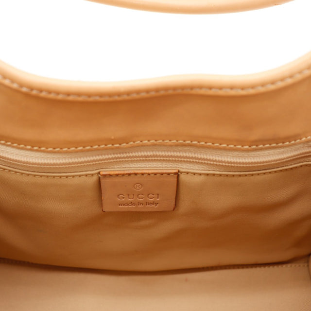 Intérieur doublure et plaque Gucci made in Italy du sac Jackie — AMANA Vintage