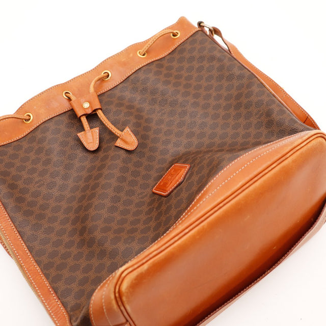 Intérieur sac seau Céline Macadam doublure cuir occasion authentique — AMANA Vintage
