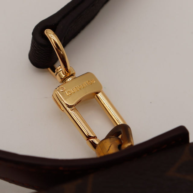 Détail mousqueton doré bandoulière Louis Vuitton Monceau 28 — AMANA Vintage