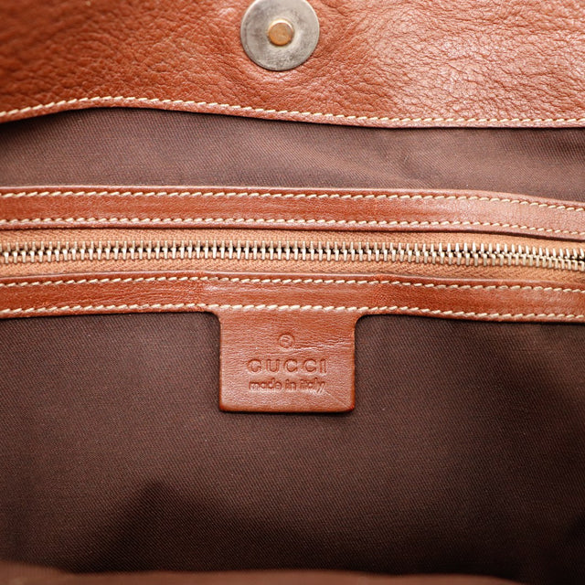Interieur doublure textile Gucci Hobo plaque Gucci made in Italy — AMANA Vintage