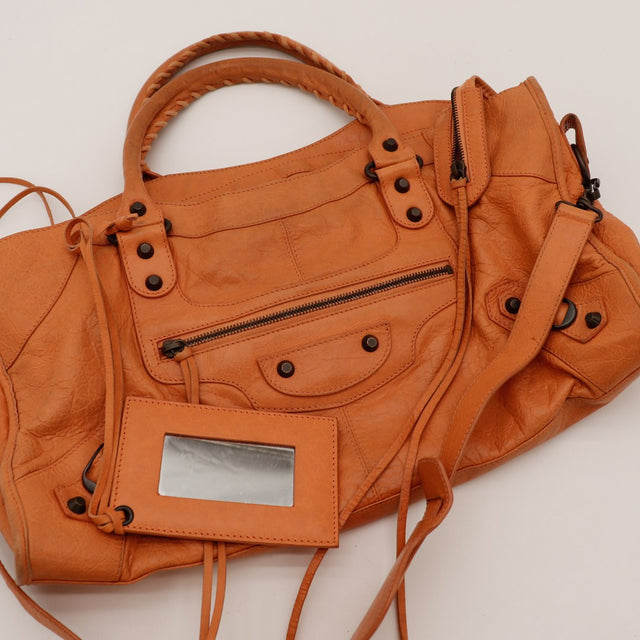 Détail zip et miroir d'origine Balenciaga Part Time — AMANA Vintage