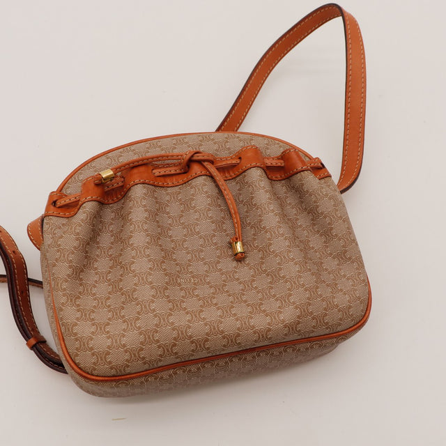 Sac Céline Triomphe vue plongeante cordon de serrage cuir — AMANA Vintage