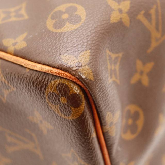 Vue de profil du sac Louis Vuitton Speedy 35 Toile Monogramme occasion authentique — AMANA Vintage