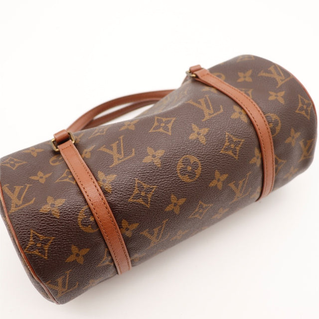 Détail de la fermeture éclair Louis Vuitton Papillon 26 Toile Monogramme occasion authentique — AMANA Vintage