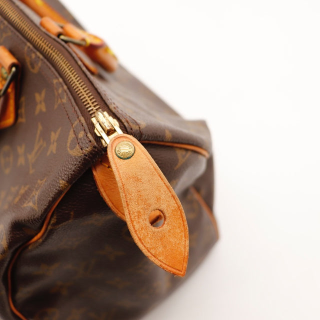 Vue du dessus Louis Vuitton Speedy 35 Toile Monogramme occasion authentique — AMANA Vintage