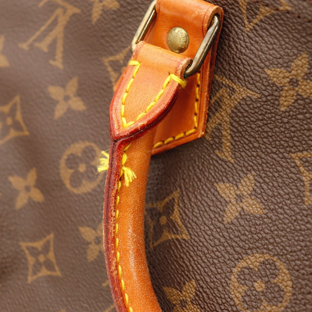 Vue de la base Louis Vuitton Speedy 35 Toile Monogramme occasion authentique — AMANA Vintage