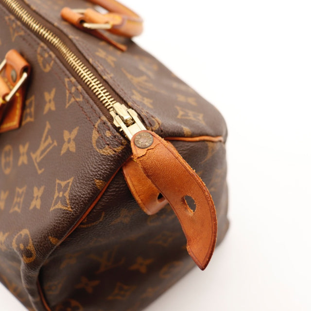 Vue du fond Louis Vuitton Speedy 35 Toile Monogramme occasion authentique — AMANA Vintage