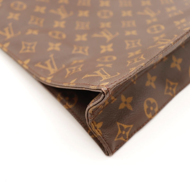 Vue du fond Louis Vuitton Sac Plat Toile Monogramme occasion authentique — AMANA Vintage
