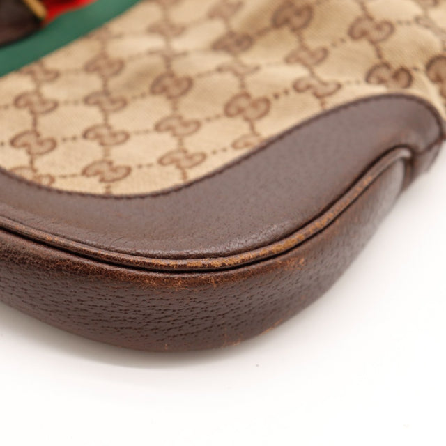 Gucci New Jackie détail coin inférieur droit frottements cuir — AMANA Vintage