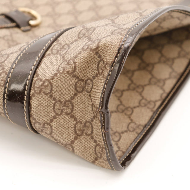 Détail coin intérieur Hobo Gucci toile monogrammée — AMANA Vintage