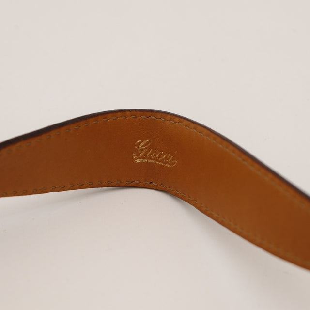 Base en cuir lisse Gucci New Jackie camel occasion authentique — AMANA Vintage