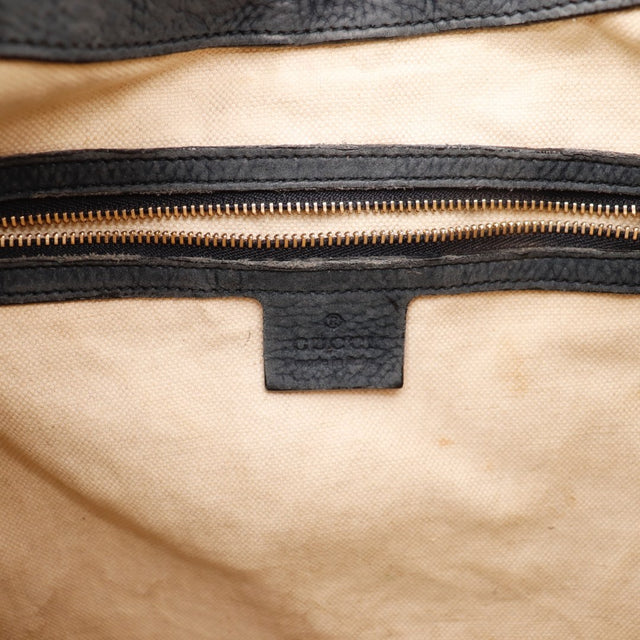Base en cuir Gucci Jackie toile monogrammée beige occasion authentique — AMANA Vintage